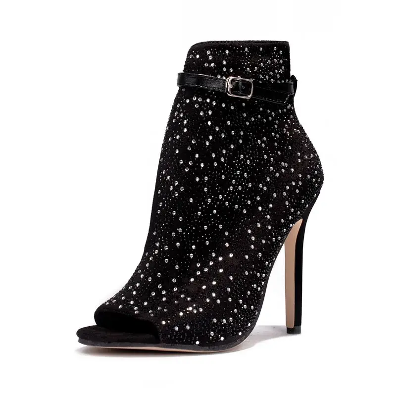 

Wholesale women's high heels slippers high heels sandals toe size 35-41 out shoes