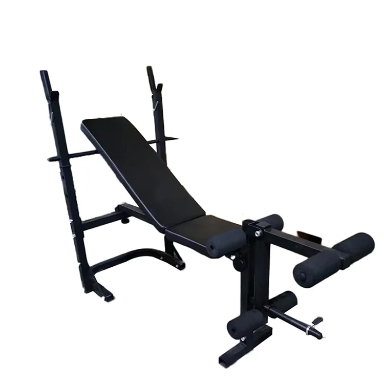 

sport foldable weight bench adjustable flat utility gym sit up bench dumbbell weight lifting bench abdominal exercise weight, Black