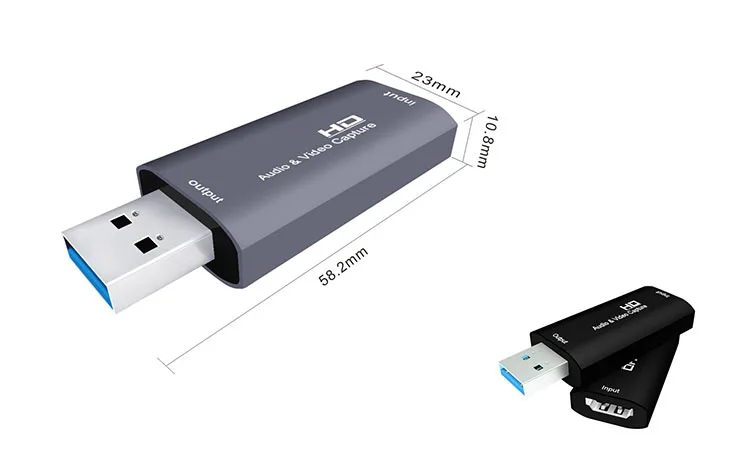 High Quality USB 2.0 Video Hd Capture Card Device Camera 1Piece For Video Capture