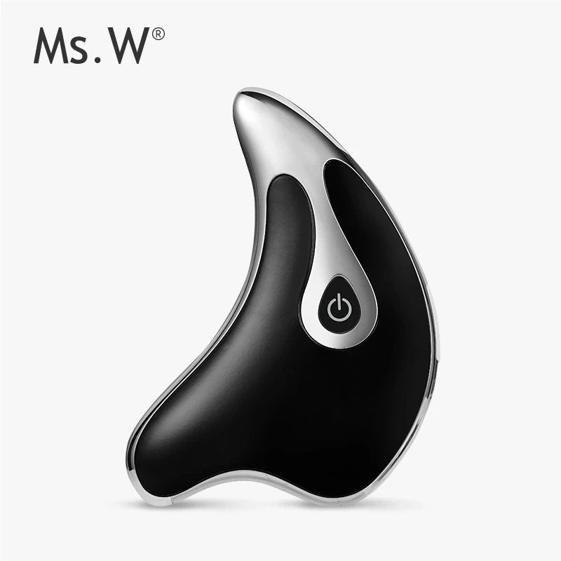 

Top Seller ultrasonic heating skin home use beauty device massage electric lifting facial, Silver