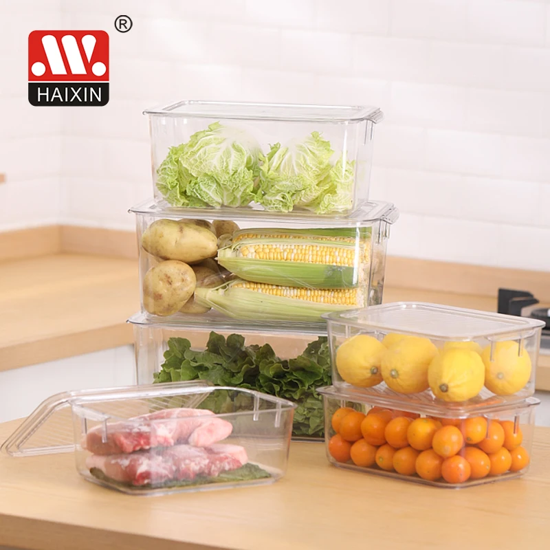 

Reusable Refrigerator Organizer Bins Food Container Food Storage Boxes storage