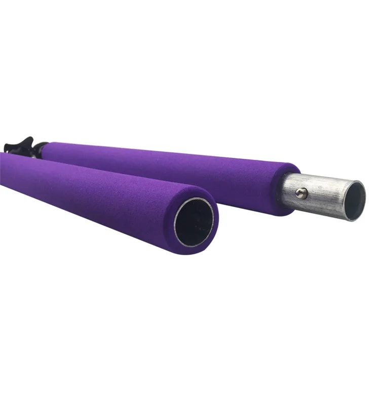 

Fashionable body flexibility stretch exercises yoga pilates rod pull up fitness bar chest expander, Purple