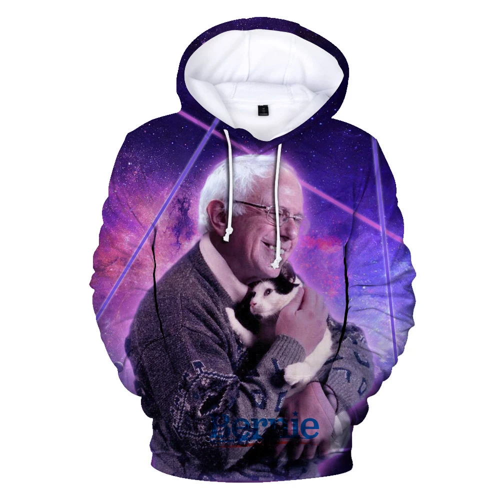 

Hot selling 3d printed bernie sanders hoodies sweatshirt Wholesale hot hooeis sweatper supplier for AMAOZN EBAY WISH SHOPFIY, Csutomized