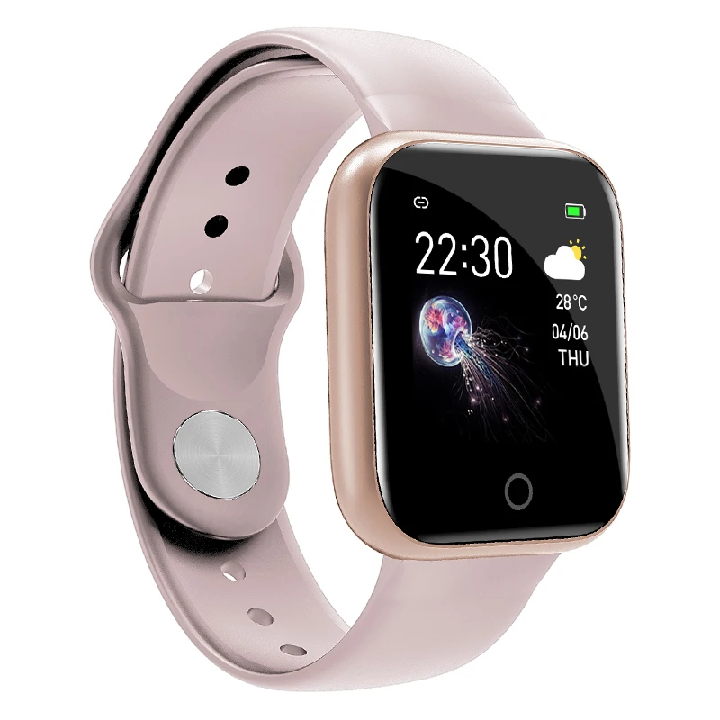 

Amazon Hot Selling Heart Rate Monitor Waterproof Fitness Tracker Blood Pressure Cycling Smartwatch I5 for iOS Android