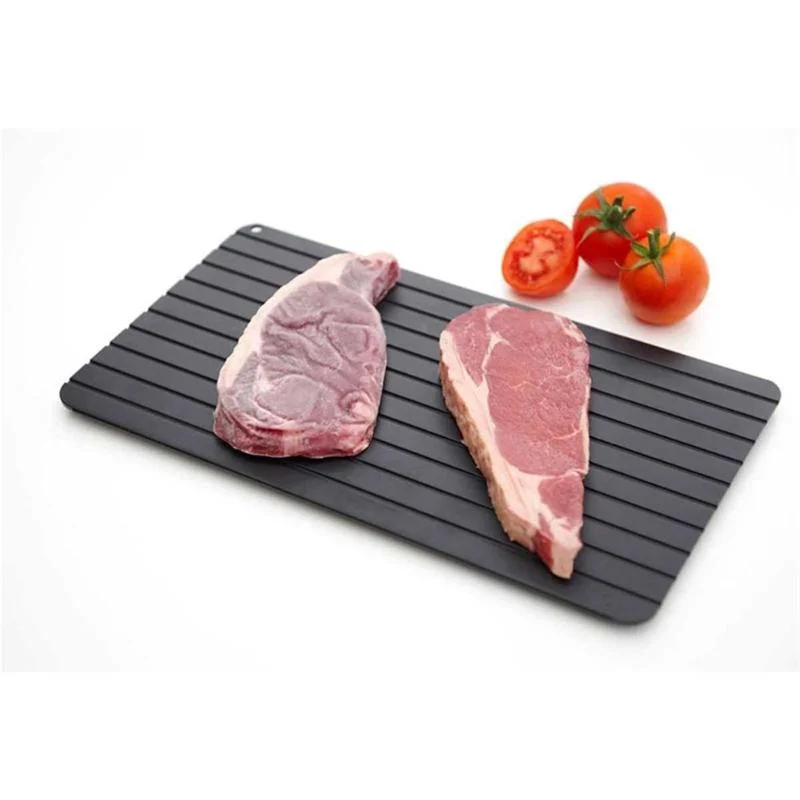 

Thick Aluminum Mat magic rapid quick fast thawing master plate board defrosting tray for frozen meat food fruit