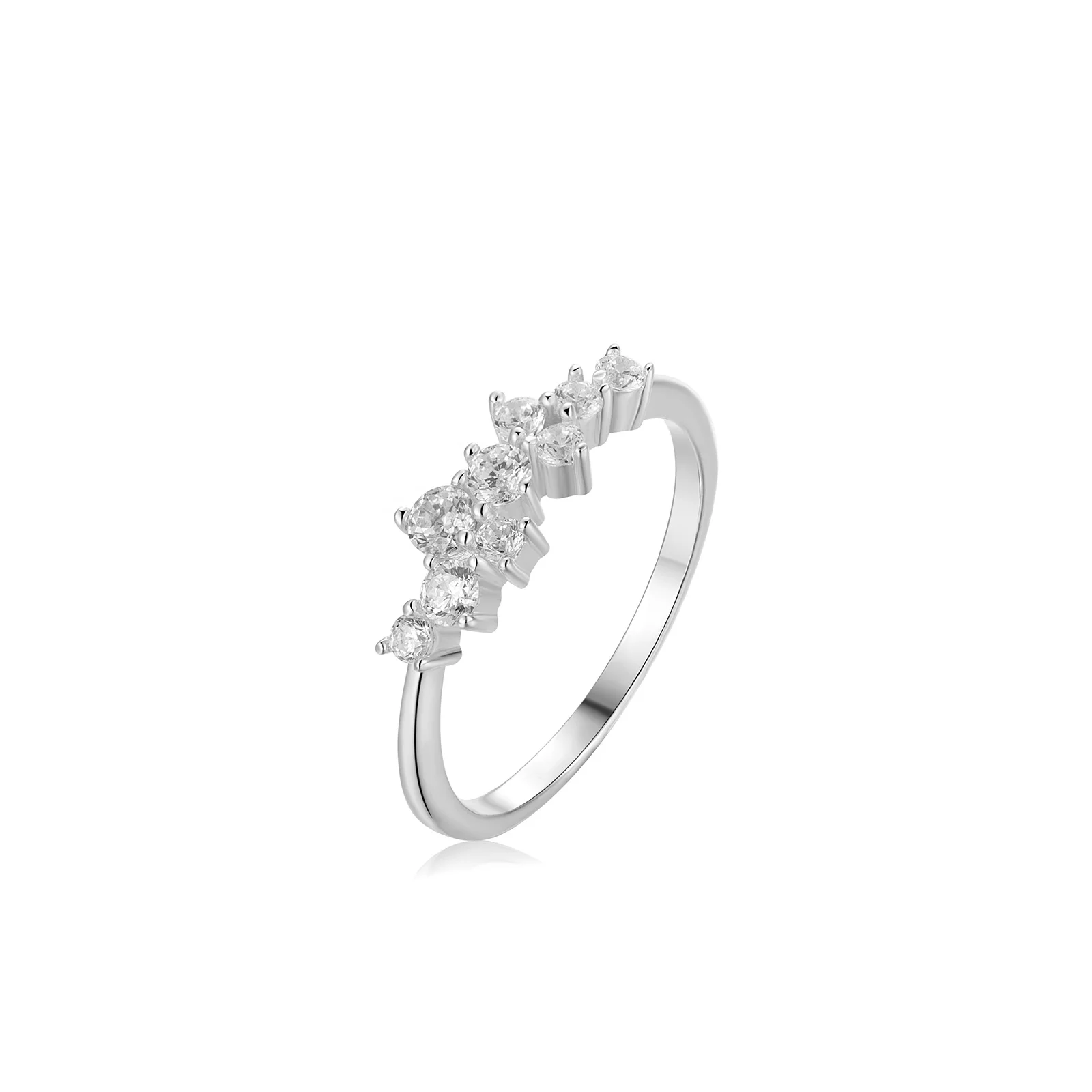 

Latest fashion rings 2020 women 925 Sterling Silver ring women Jewelry engagement ring, Silver color