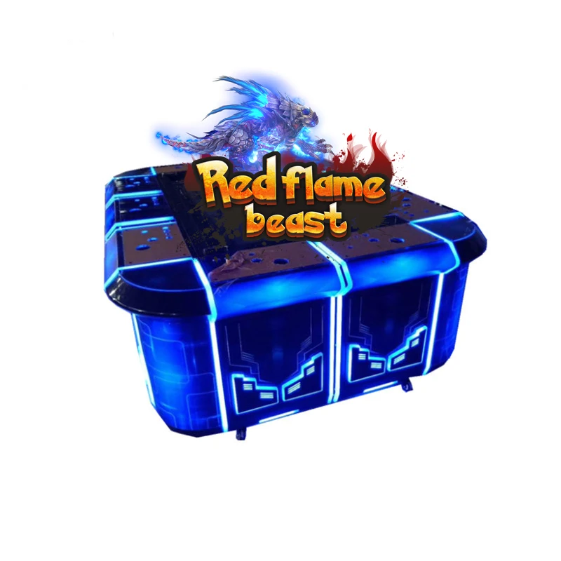 

Custom Red Flame Beast fish hunter casino gambling machine fish game boards