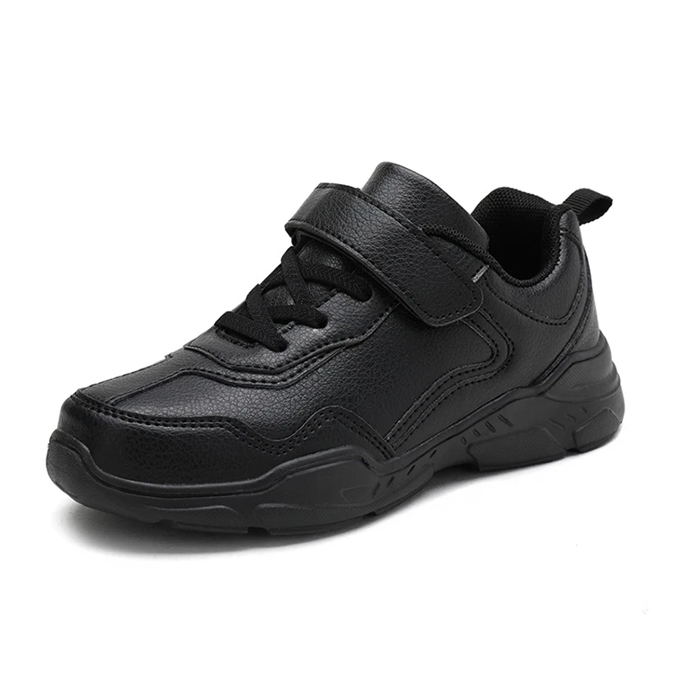 

New back to school high quality kids school shoes in all white and all black