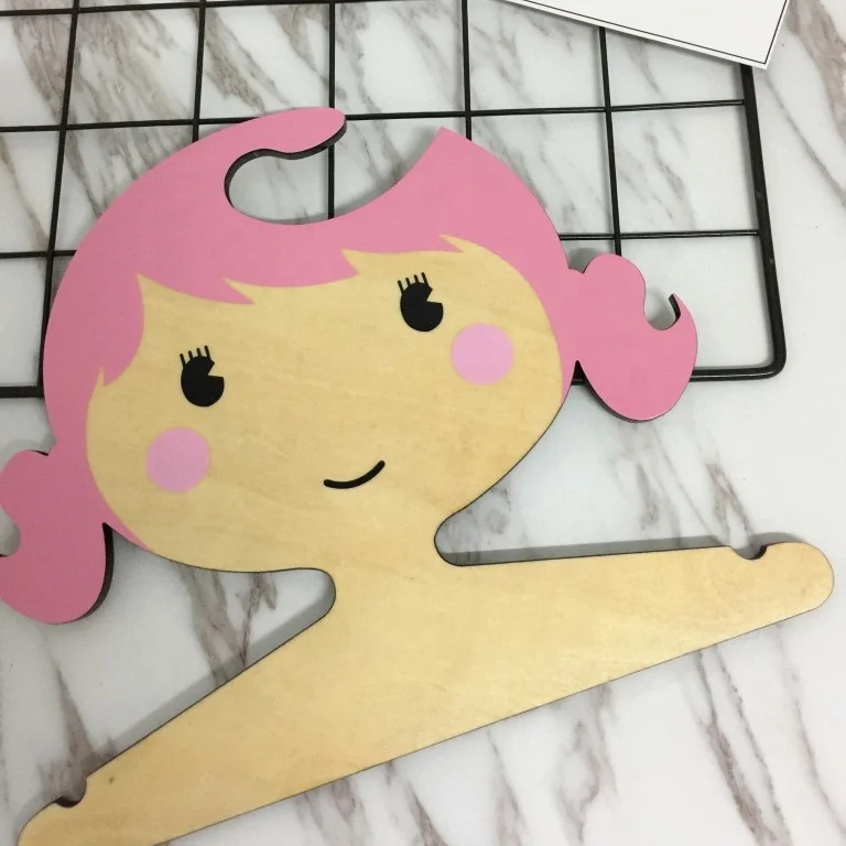 

Wholesale Wooden Children Clothes Hanger wood kids gifts Coat wooden hanger