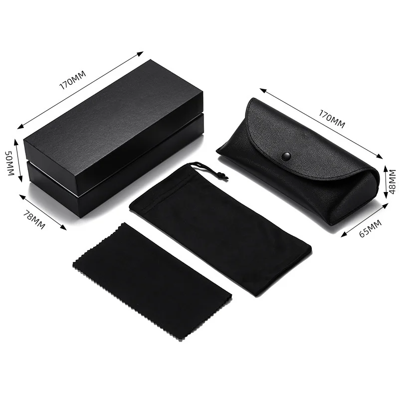 

Manufacturer Cheap Custom Logo PU Leather Eyeglasses Case Hard Paper Box Gift Glasses Case Cardboard Sunglasses Packing Boxes