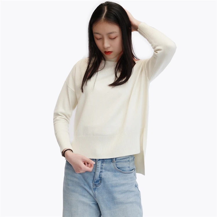 

Wholesale winter multi color custom knitting jumper girl turtleneck pullover women sweater, Navy,wine, ivory,orange