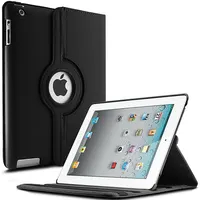 

360 Rotating PU Leather Case For Apple iPad 2 iPad 3 iPad 4 protective sleeves tablet case for iPad2