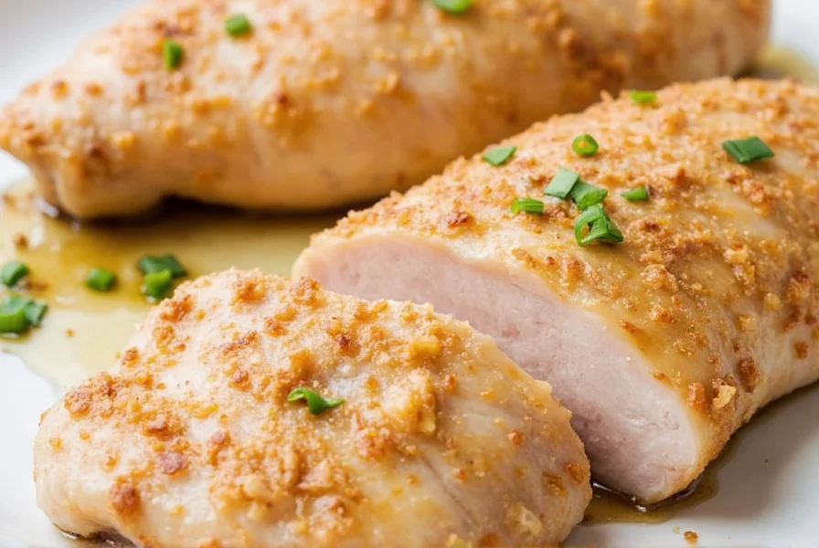 Baked dry brine chicken breast