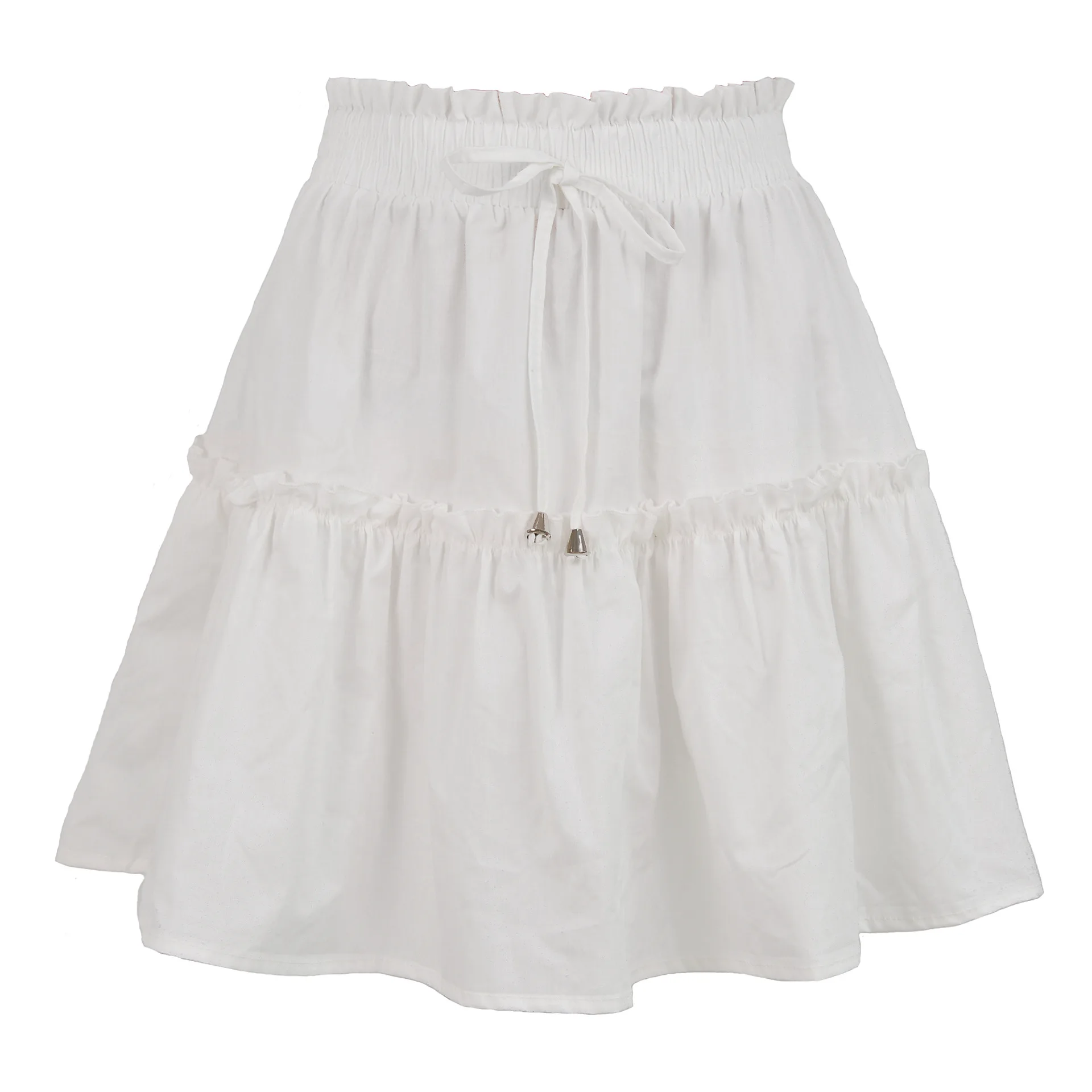 

2021 girls fashion short skirt high waist tight solid color sweet style skirt