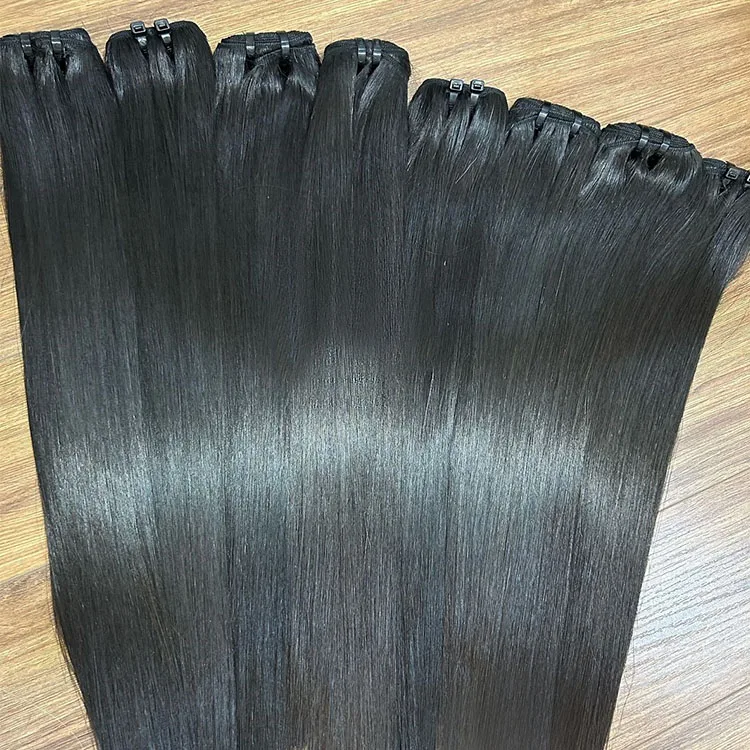 Drop Shipping Vendor  Raw Human Hair  Straight Extension 100% Vietnam Raw Hair Bundles Straight Bundles