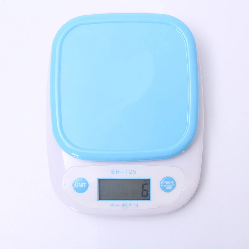 

Wholesale digital gift scale square Platform Auto suitable food kitchen scale, Blue, green