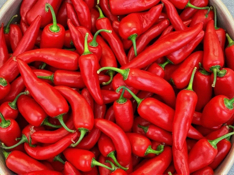 Scoville List of Hot Peppers: Complete Heat Scale Reference