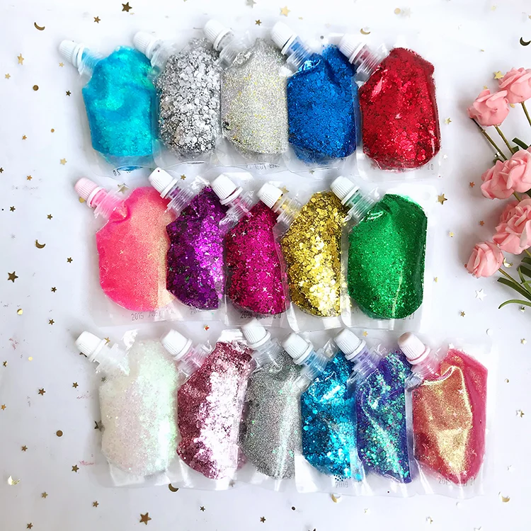 

Cosmetics vendor makeup liquid highlighter glitter gel eyeshadow