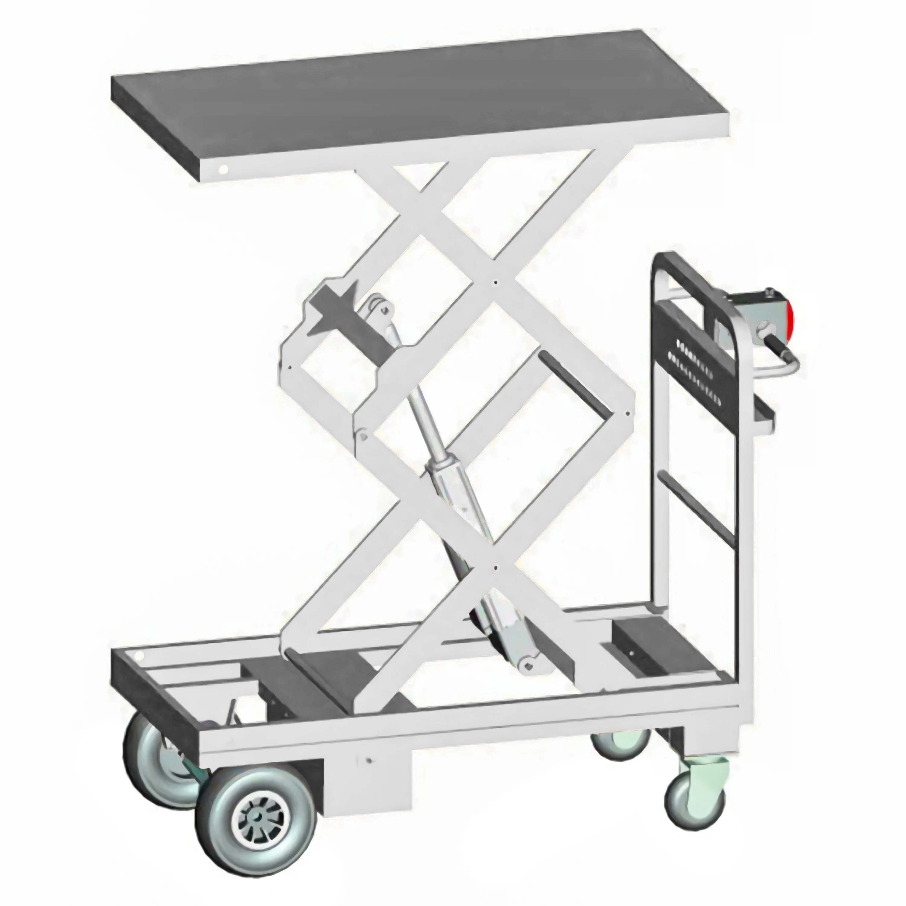 Nk 1103 Electric Lift Trolley Motorized Platform Carts Warehouse