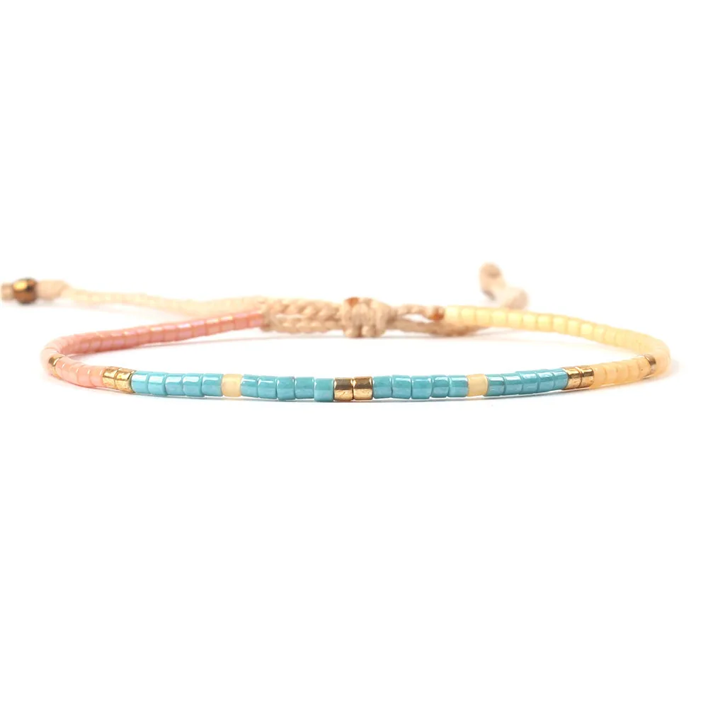 

Color MIYUKI Beads Bohemian Hand-Woven Bracelet For Women Girl, Picture