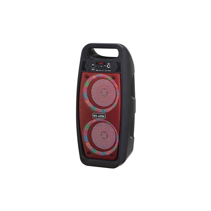 

Rechargeable Portable BT Karaoke Dj Box Wireless Party Speaker with RGB Light
