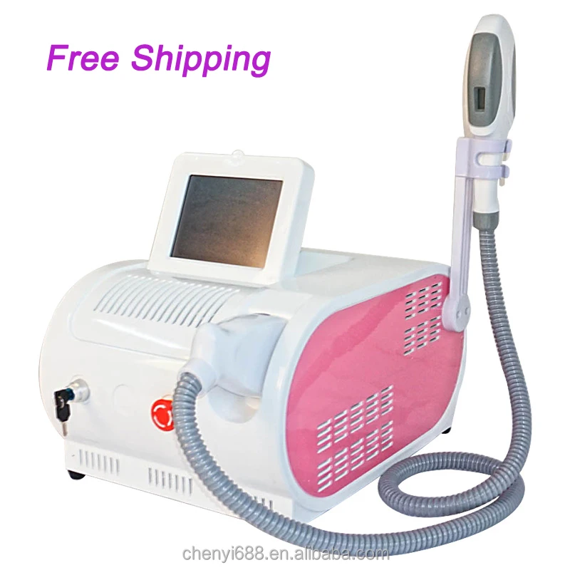 

Free shipping Portable Hair Remover OPT SHR IPL Hair Removal Laser Machine