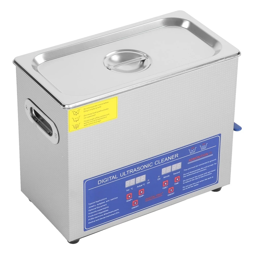 

2021 newest design industrial portable ultrasonic cleaner 6L