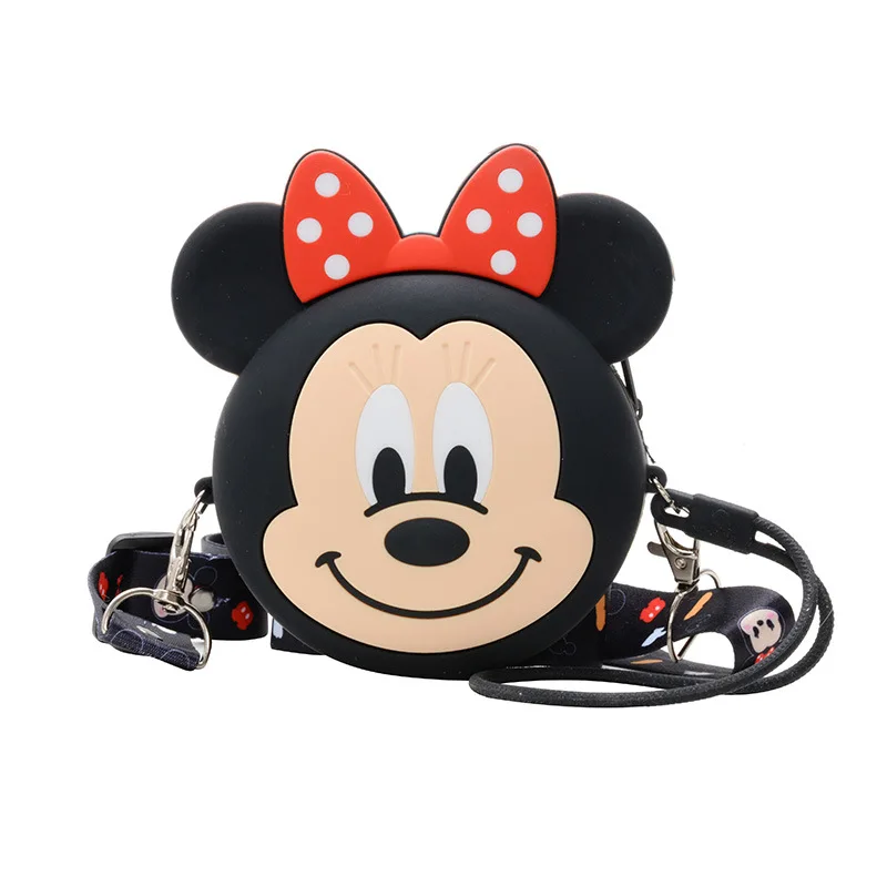 

Portable Mini silicone Bag Children Mickey Minnie Mouse Cartoon Cross Body Bag