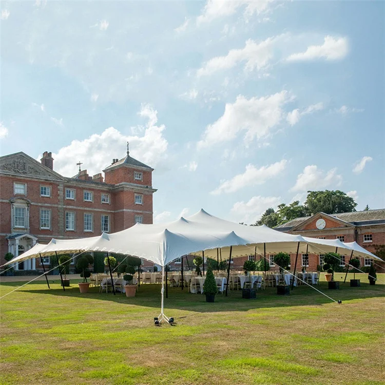 

cheap outdoor used party wedding free style stretch tent for sale, White