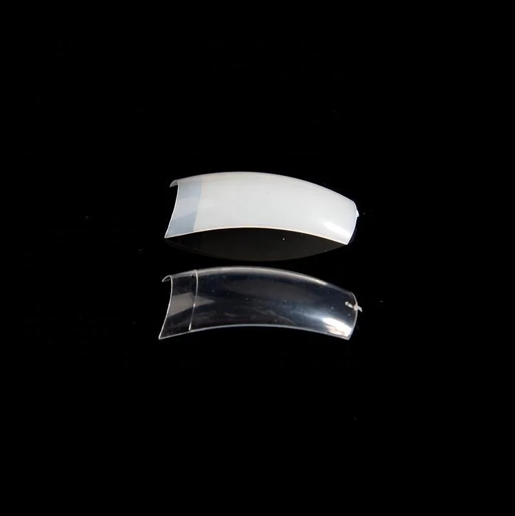 

extra long square c curve clear acrylic nail tips, 3 colors
