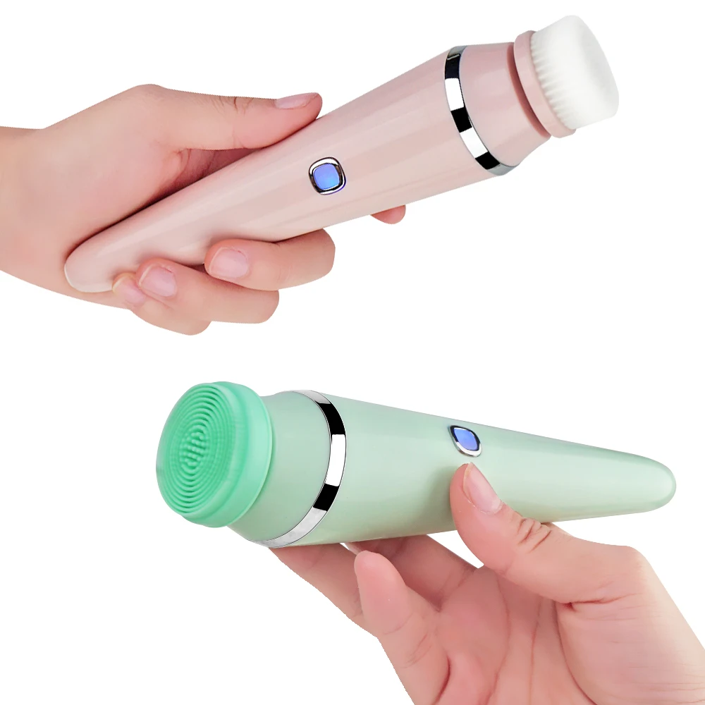 

skin care beauty 4 in 1 wholesale rechargeable facial cleansing brush for face cleaning