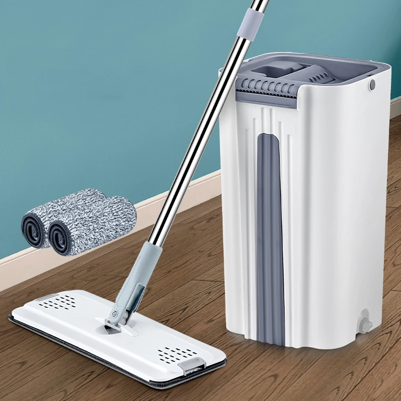 

Household 2021 Hot selling Floor Cleaning Microfiber Flat Mops and Bucket Set