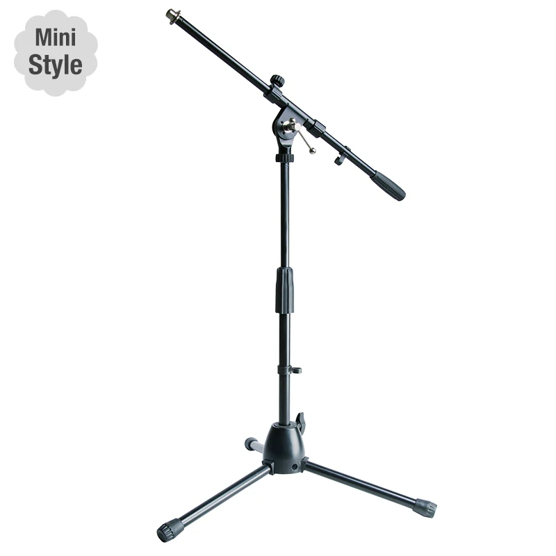 Kids Adjustable Short Low Profile Tripod Boom Drum Mic Stand For ...