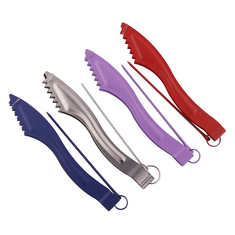 

Futeng Best Selling New Design High Quality Stainless Iron Shisha Hookah Tongs, Purplered, blue,silver