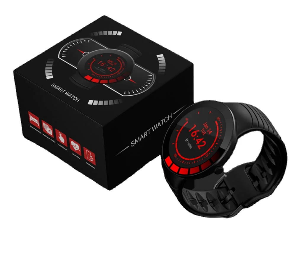 

drop shipping E3 Smart Watch men Weather display Smartwatch Waterproof Sports Watch Heart rate blood pressure blood measuring