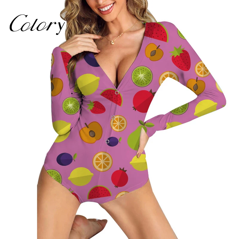 

Colory Yellow Classic Jumpsuit Custom Bodycon Pajamas, Picture shows