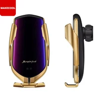 

Intelligent infrared wireless car charger R2 phone holder in car