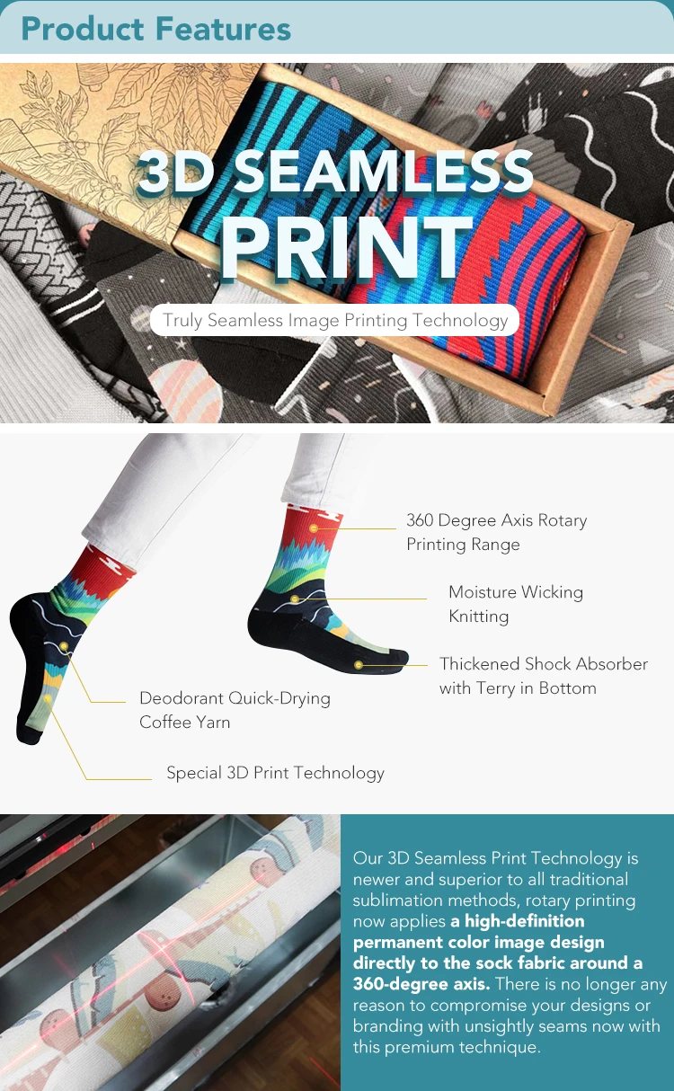 Design Custom Pattern Logo High Quality Ski Motocross Motorcycle socks 