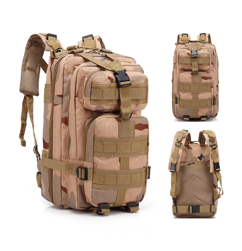 

Outdoor Hiking Trekking Camo Army Assault Camouflage Survival Backpack Waterproof Tactical Military Backpack Rucksacks