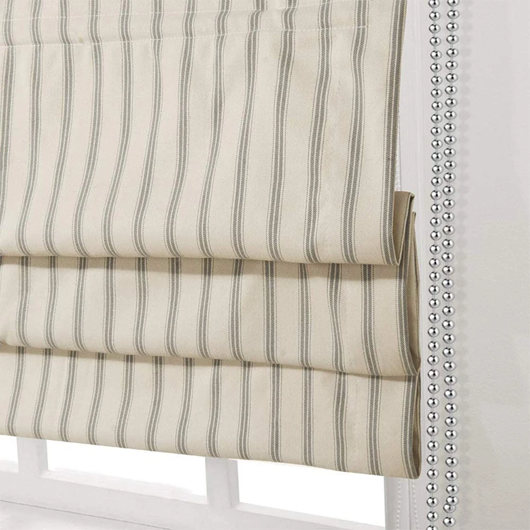

Best Selling External Fabric Blind Day And Night Cover Curtains Roman Beaded Rope Blinds, Customer's request