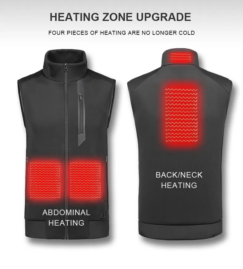 New Battery Powered Outdoor Products Oem Men's Winter Heated Gilet ...