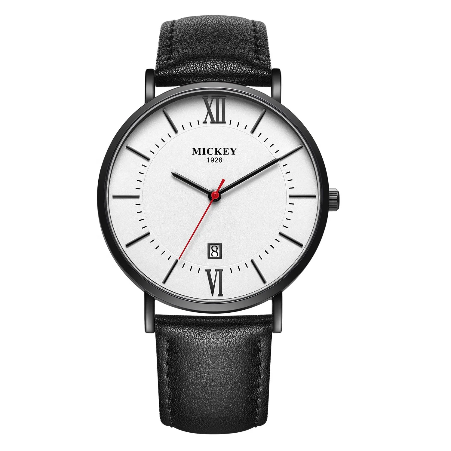 

Custom Fashion Brand Good Quality Date Display Superfiber Band Men Quartz Watch