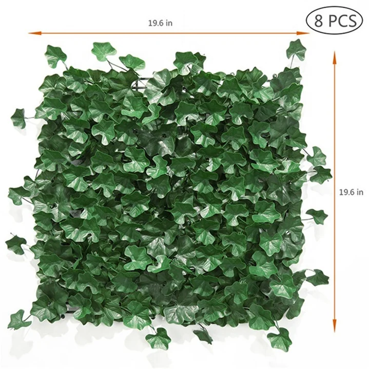 

Hourpark wholesale artificial boxwood grass 20 inch square plastic grass hanging wall artificial plant