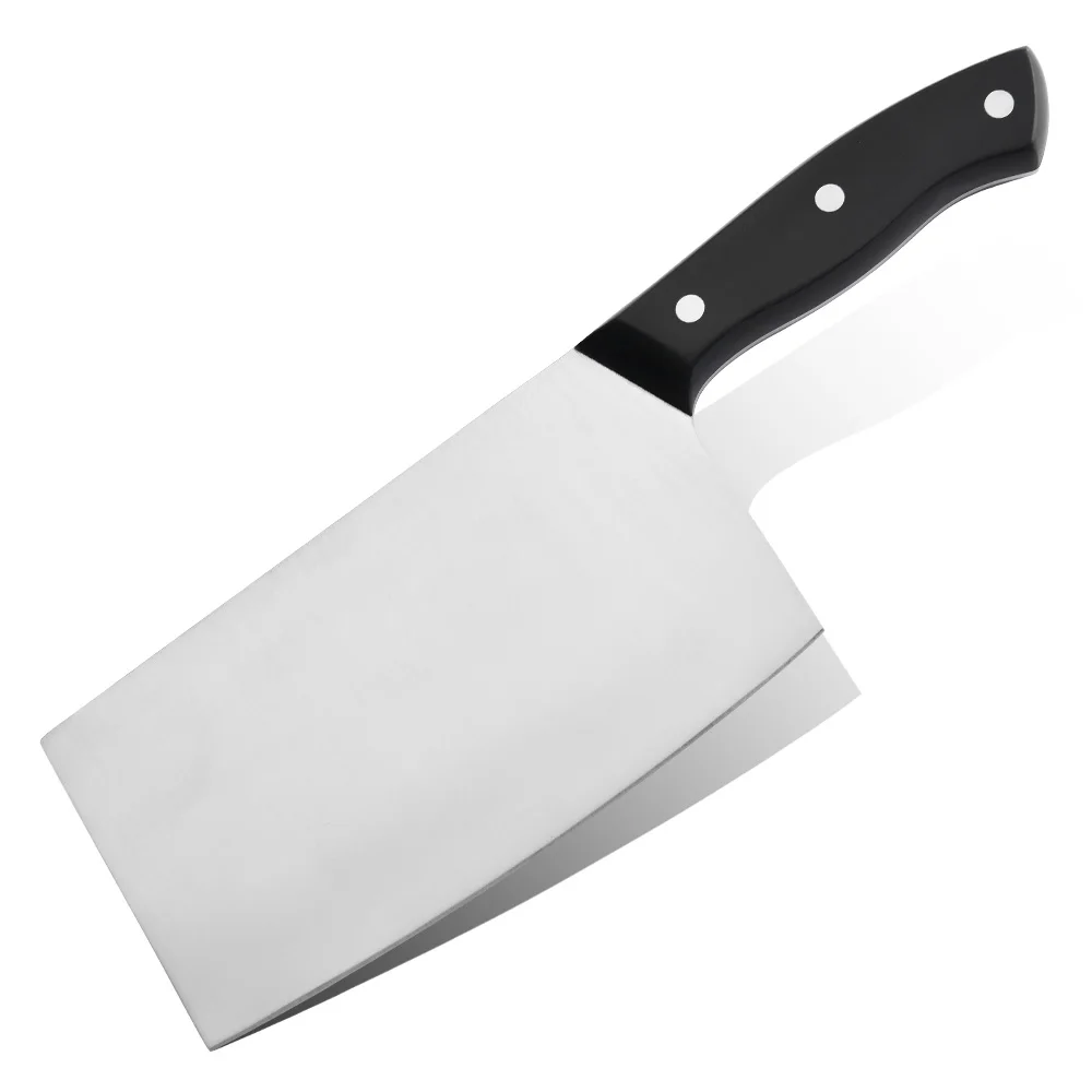 

Cheap wholesales 7 inch kitchen japanese meat cleaver knife, Black color
