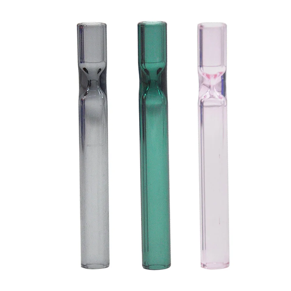 

Glass Material Custom Color Chillum One Hitter Weed Pipe One Hitter Wood Set Smoking Dugout One Hitter Set Tobacco, Clear