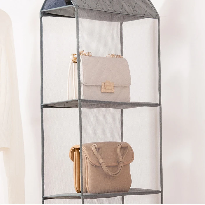 

Multi Compartment Non Woven Bag Storage Hanging Bag Wardrobe Miscellaneous Storage Bag