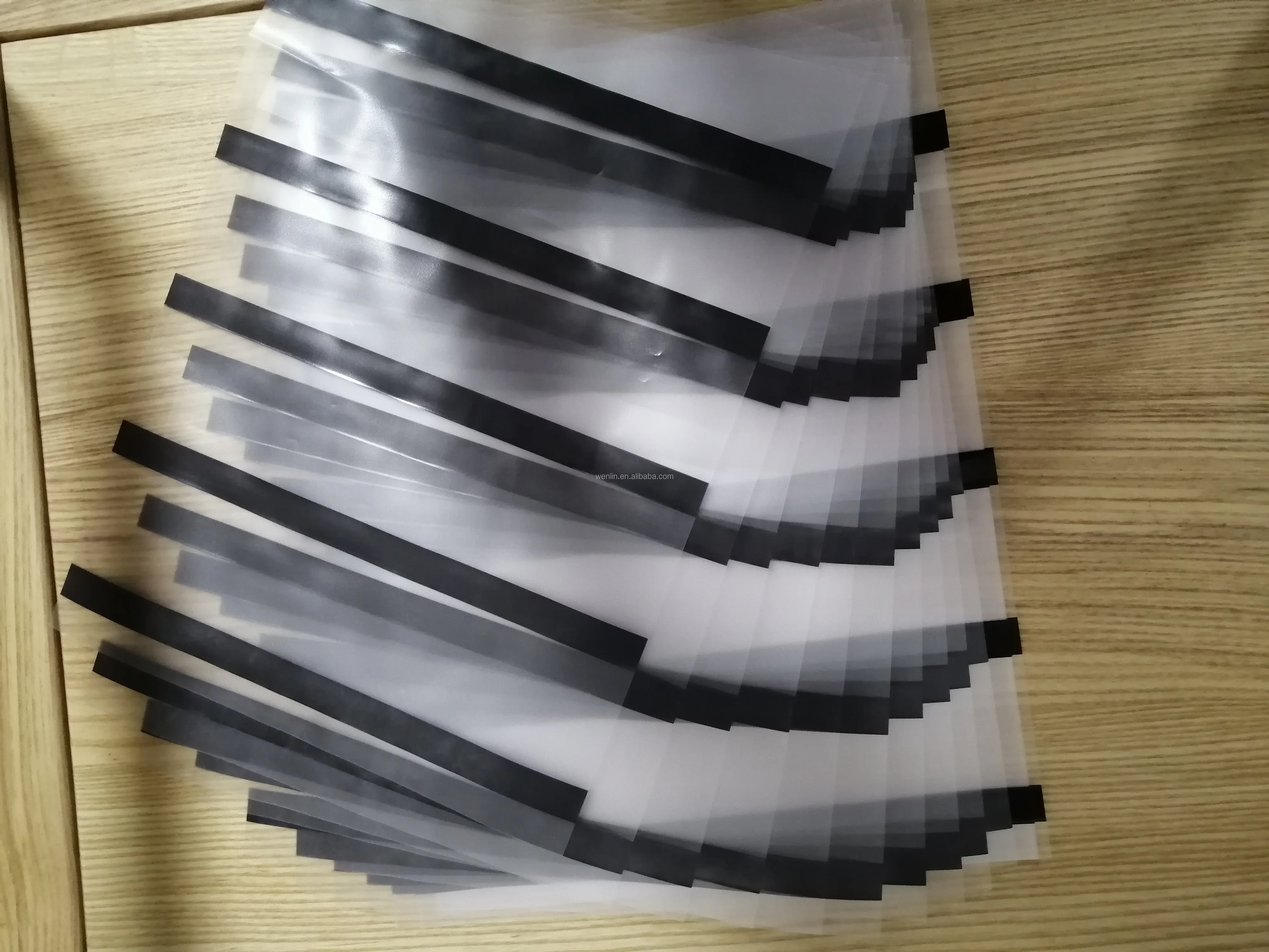 Customized Hico Magnetic Strip Coated Overlay Film For Laminating Pvc