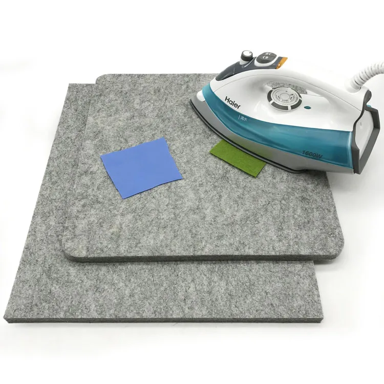 

quilter use thick ironing mat 100% wool pressing mat, Grey