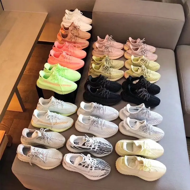 

TOP 1:1 Quality Sneakers Yeezy350 V2 Semi Frozen Running Original Logo Casual Sports Yeezy 350 v2 Carbon Cinder Reflectiv Shoes