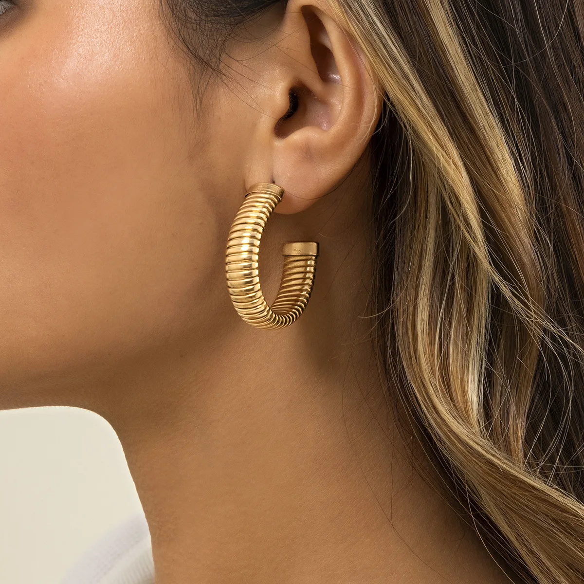 Fashion style striped geometri